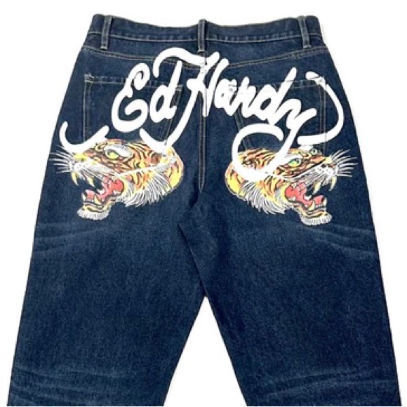Ed Hardy Heads Loose Fit Jean Nwt